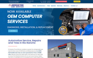 American Tire & Service website