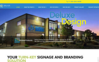 Deluxe design website